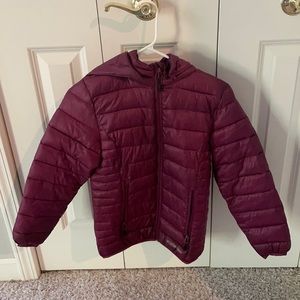 Girls winter jacket with removable hood Medium